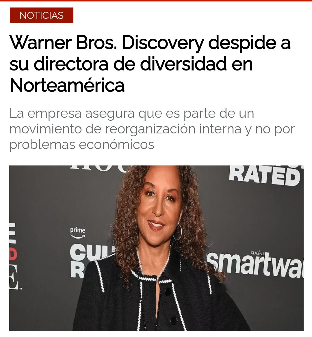 WandaEcipriati's tweet photo. Disney, Netflix, Warner Bros y hasta la academia de los premios Oscar han despedido (algunas dicen que "renunciaron") a sus directoras/altos cargos del departamento de diversidad e inclusión. 

Por los momentos no hay noticias de si dichos departamentos serán eliminados. Casualmente todas mujeres, todas con características "inclusivas" y todas despedidas en un mismo periodo de no más de 10 días...

¿Crees que hollywood desea terminar con el circo de la diversidad o más bien desea replantearse como insertar dicha corriente ideológica de forma más efectiva en sus producciones?
