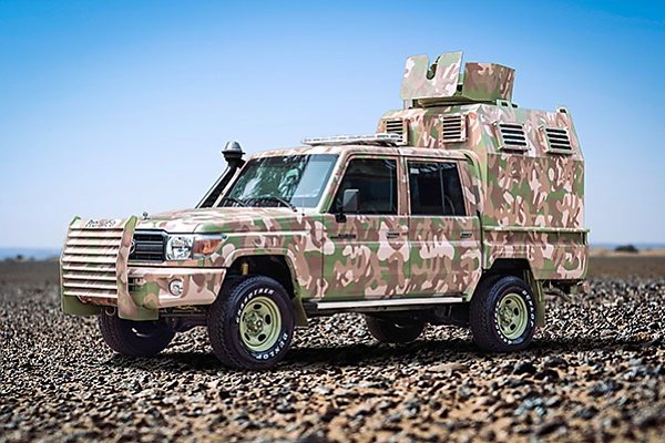 funshographix's tweet photo. These Armoured Vehicles are made in Ogun state by a Yoruba man. Proforce has had orders from Nigeria govt. Chad. Russia &amp; some other countries. https://t.co/8rnuXREaEc