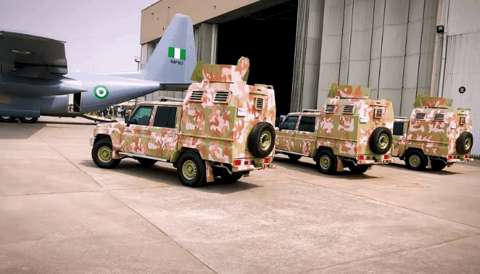 funshographix's tweet photo. These Armoured Vehicles are made in Ogun state by a Yoruba man. Proforce has had orders from Nigeria govt. Chad. Russia &amp; some other countries. https://t.co/8rnuXREaEc