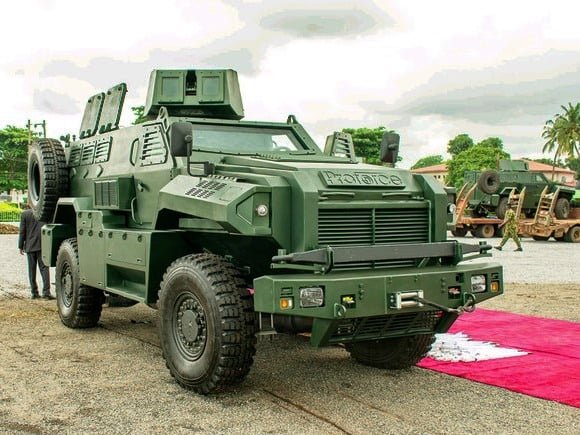 These Armoured Vehicles are made in Ogun state by a Yoruba man. Proforce has had orders from Nigeria govt. Chad. Russia &amp; some other countries.