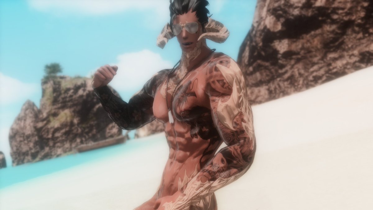 au_ra_daddy's tweet image. Taking a break for some summer R&amp;amp;R ! See you guys in a week or two !

#GPOSERS #ffxivsnaps #FFXIVScreenshots #Au_Ra