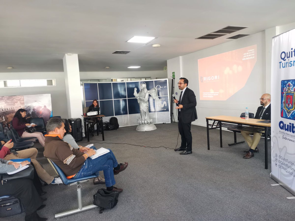 EPMQuitoTurismo's tweet photo. 👩‍🏫#Capacitaciones | Impartimos una charla a los establecimientos turísticos sobre las nuevas obligaciones de las agencias de servicios turísticos ante la UAFE.

Además, informamos y asesoramos sobre la reforma a la Ley Contra el Lavado de Activos y Financiamiento de Delitos. https://t.co/wYtAfxyHZi