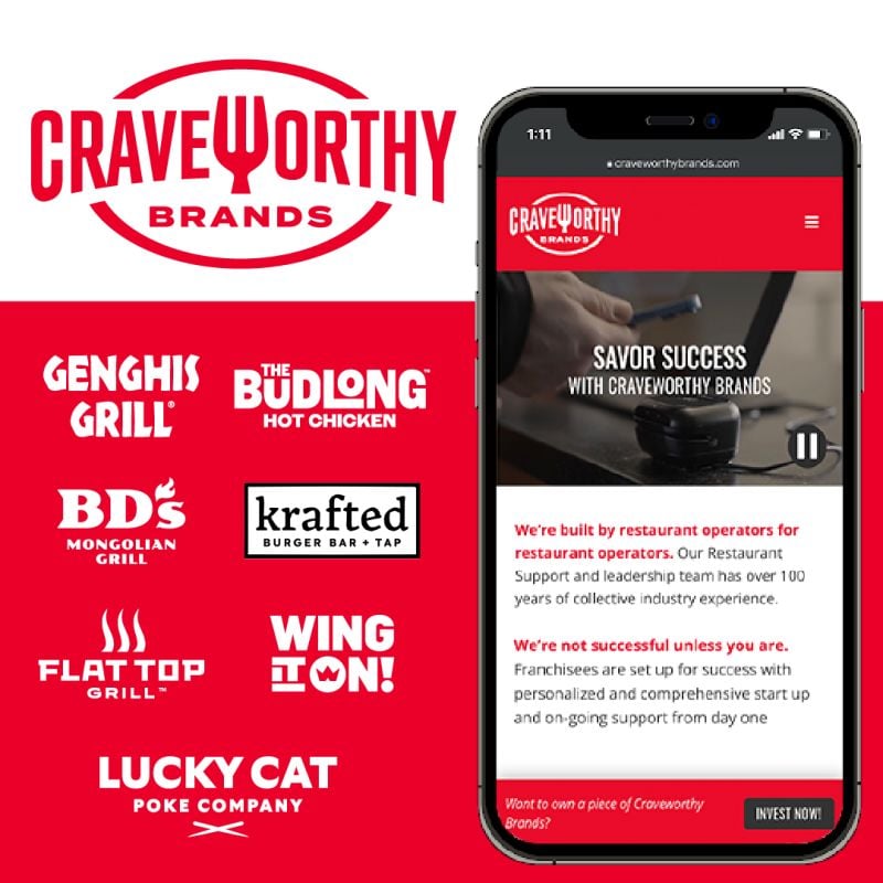 Craveworthy Brands is a restaurant company built by operators for operators. Our job isn't done until we guide our amazing franchisees down a path of proven success. Learn more about us! hubs.li/Q01X1jSp0

 #FranchiseOpportunities #SupportingEntrepreneurs #ProvenPath