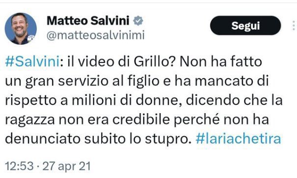 AlessiaMorani's tweet photo. Certi tweet invecchiano malissimo https://t.co/tzUj10AAFf