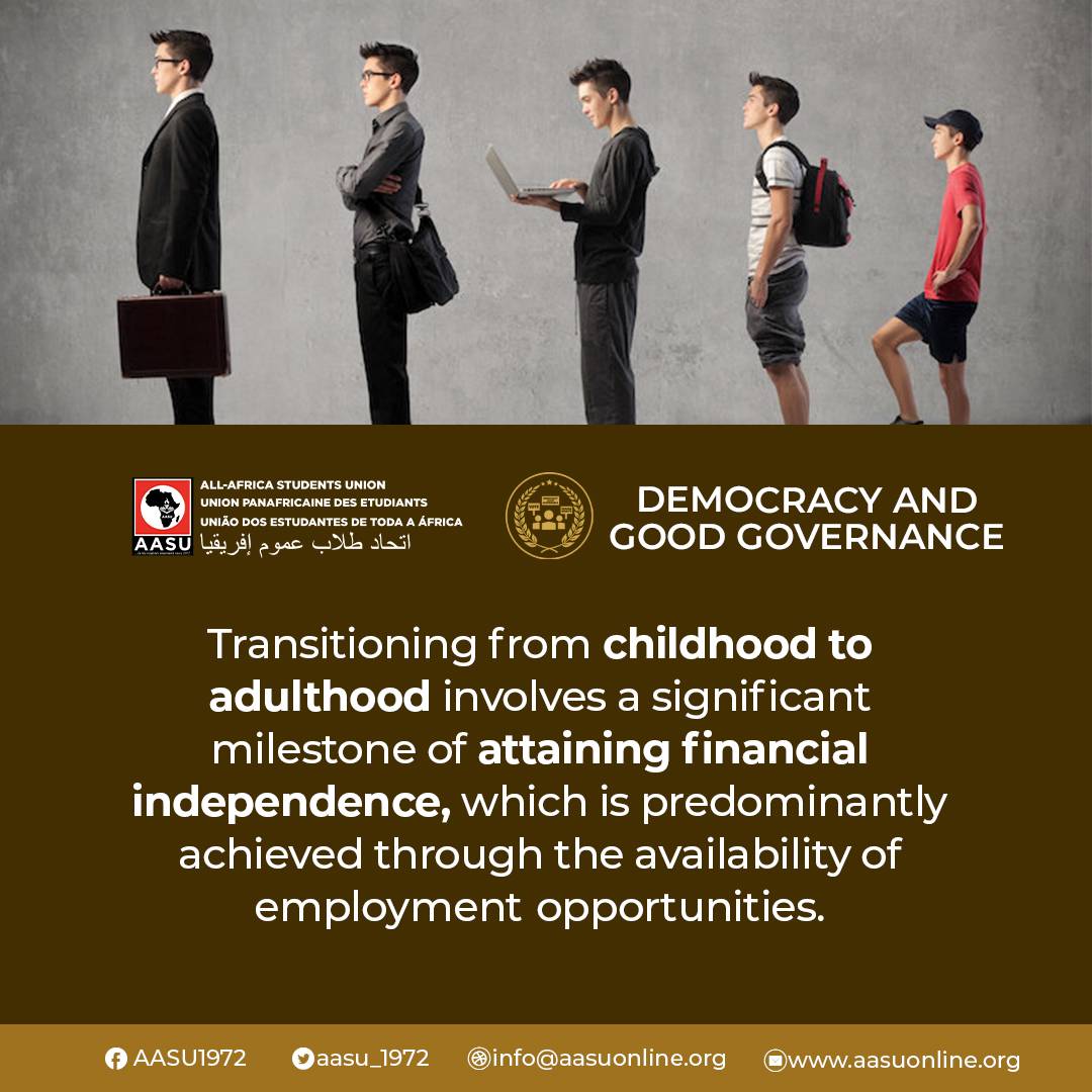 aasu_72's tweet image. The existence of ample opportunities for youth is dependent on a state's economic growth, which is bolstered by the creation of productive employment opportunities, especially in developing nations. #CreateJobs #GoodGovernance @UNDPAfrica @UN_Women African Union