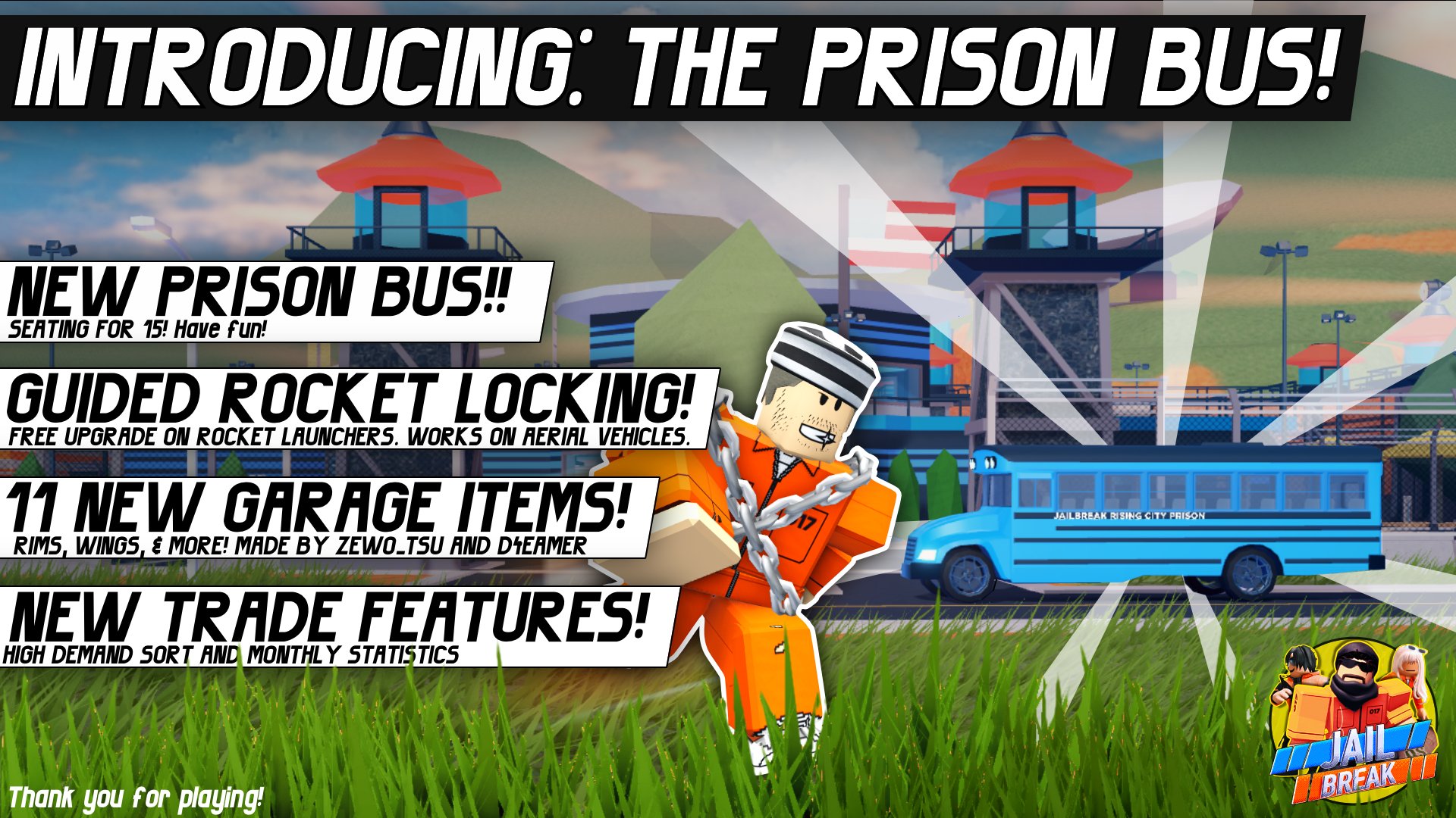 Roblox Jailbreak Codes