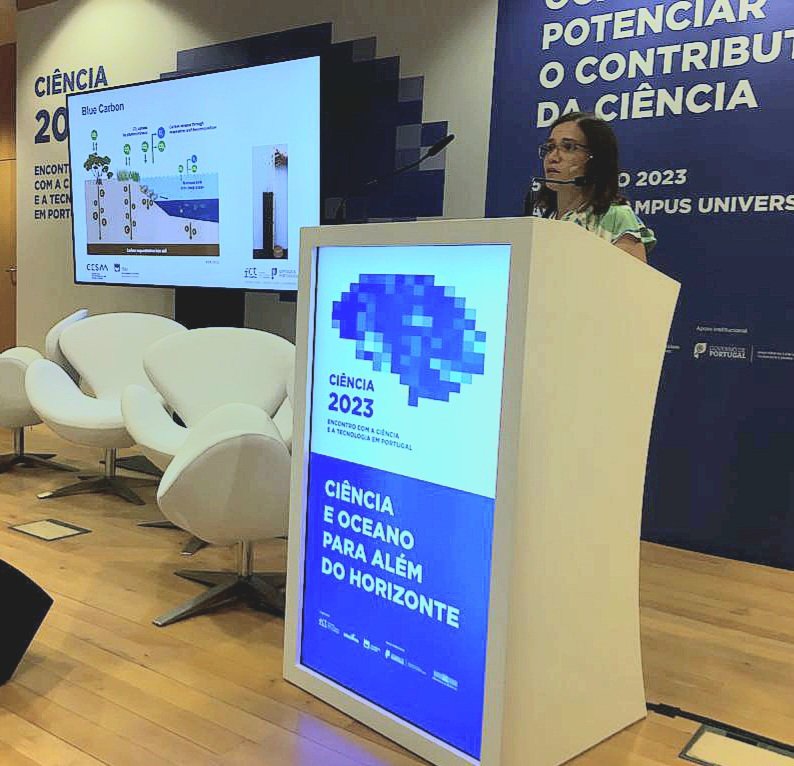 anaifsousa's tweet photo. Thank you @portugalspace for the invitation to participate in @encontrociencia session "Restoring our Oceans from Space" and share some work on "#BlueCarbon accounting in coastal wetlands: the role of remote sensing and Space"! Great discussion and examples from all panelists! https://t.co/EFFJhM7mNr