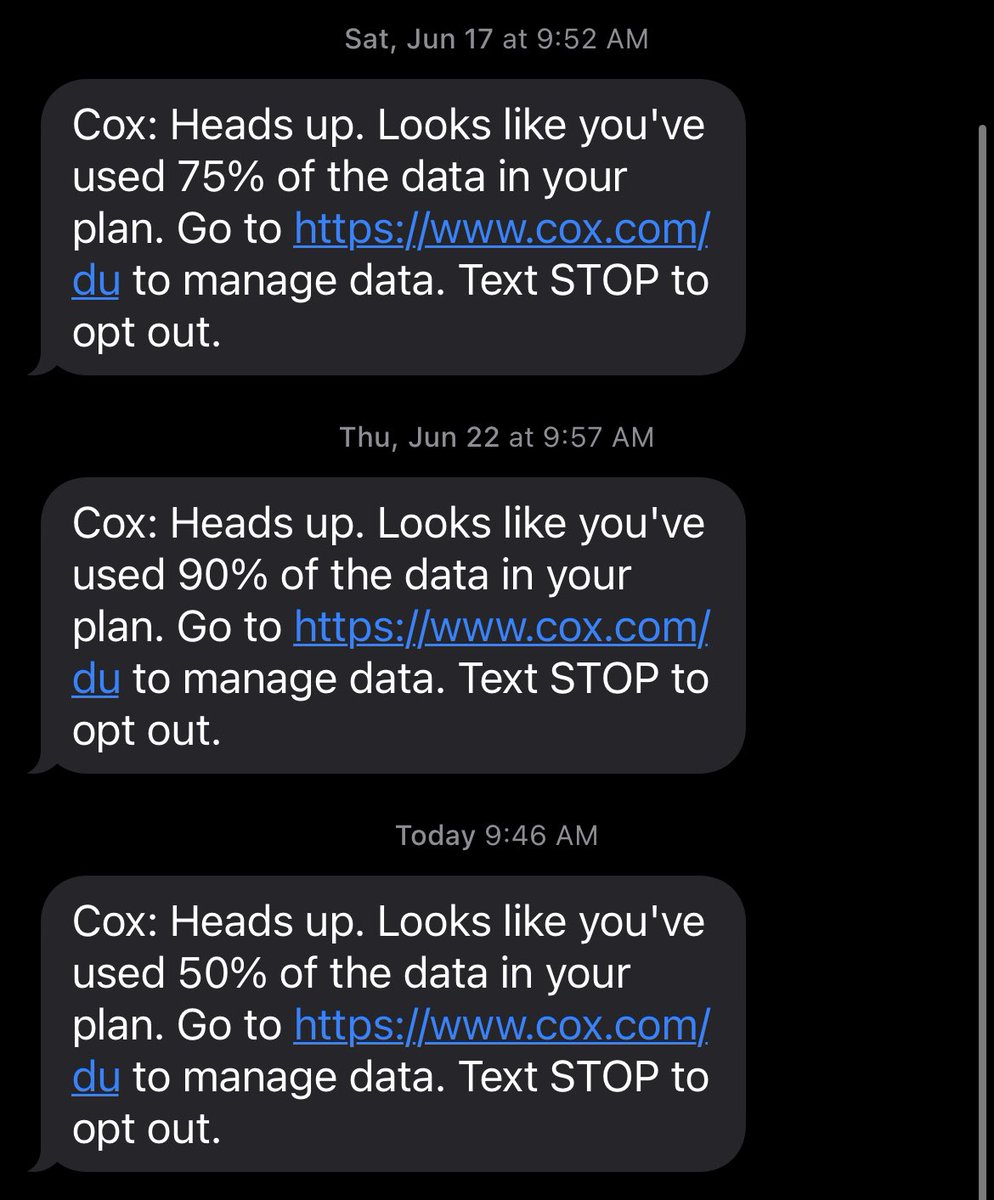 caahdydub's tweet image. Monthly reminder that data caps are absolute scams and anyone who implements or defends them are subhuman #datacap #cox