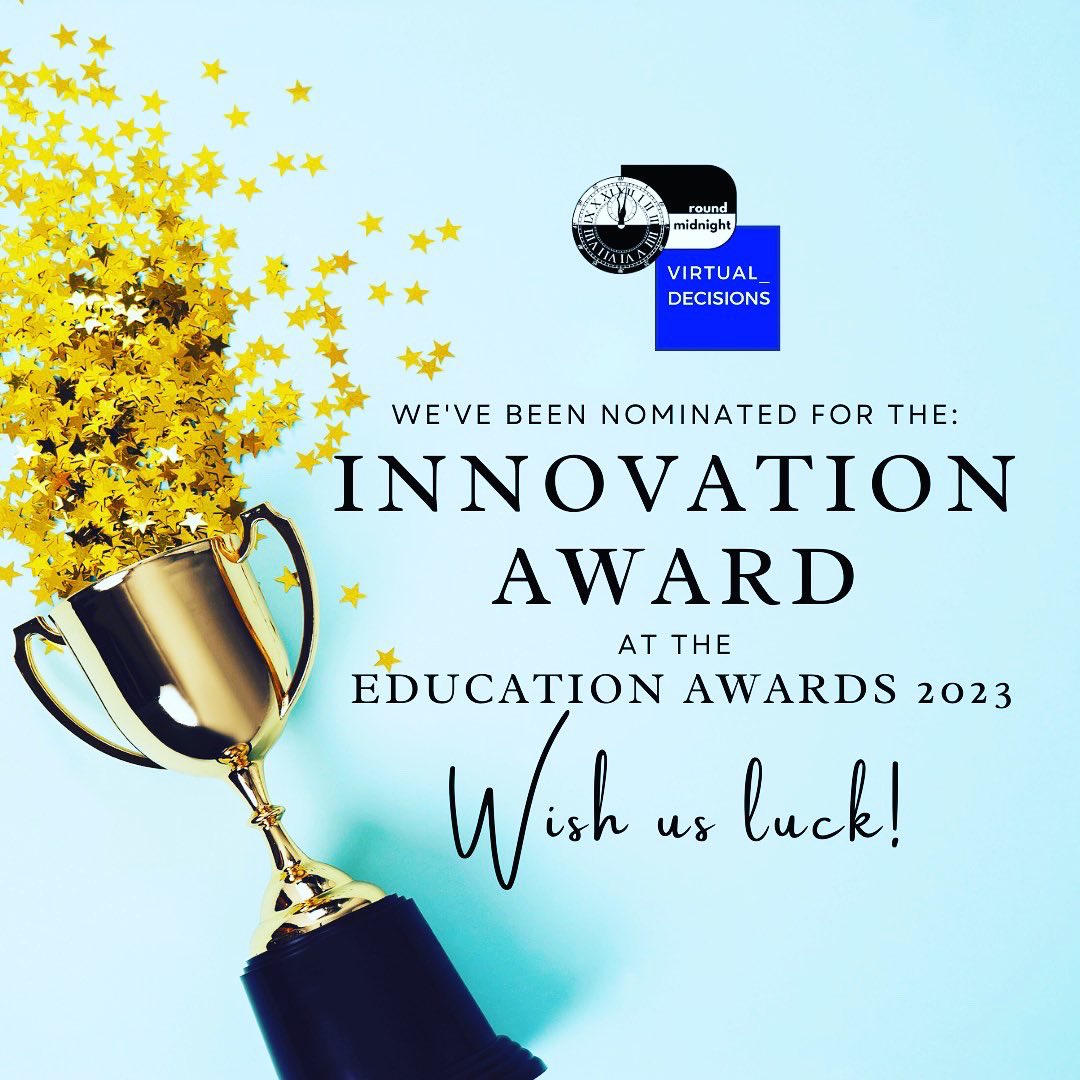 Claire & Sami are all ready for the @education_awards this evening! 

We are thrilled to be shortlisted for the Innovation Award for our Virtual_Decisions: KNIVES programme and Anti-Knife Crime Curriculum. 

Good luck ladies 💪

#innovation #educationawards #birmingham #knifefree