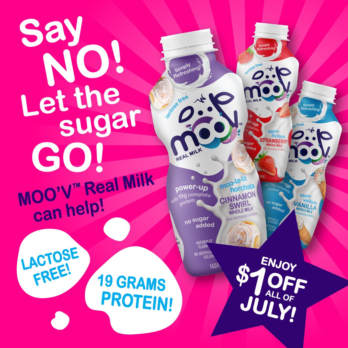 So many of the foods our kids eat today are packed with sugars, but not MOO’V™ Real Milk. We made sure that no sugars were added to MOO’V™, so the delicious flavors you taste are perfect for kids of all ages. Click here to order online at hy-vee.com/aisles-online/…
