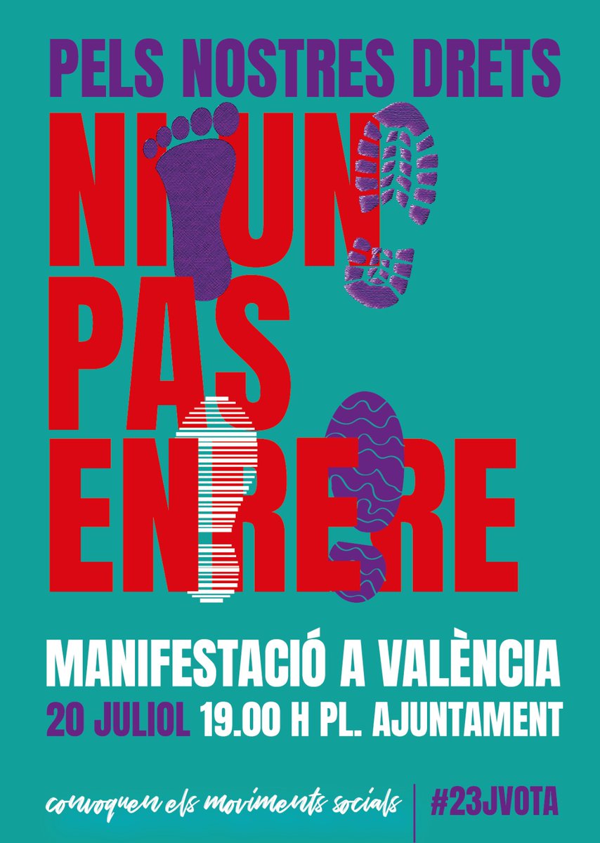 #NiUnPasoAtrás
#NiUnPasEnrere
#NoPasarán 
#NoPassaran
#AntifascistasSiempre
#AntifeixistesSempre

✊🏿✊🏾✊🏽✊🏼✊🏻✊️