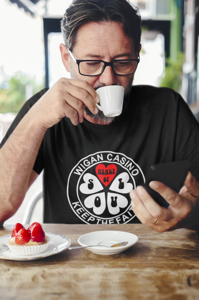 TheSoulShop's tweet photo. Step into the nostalgia and groove to the rhythm that once filled the hallowed halls of the legendary Wigan Casino. Our Wigan Casino t-shirt captures the essence of this iconic Northern Soul venue, where dance moves were perfected, and memories were made.#WiganCasino #HeartOfSoul https://t.co/NtFOq483vb
