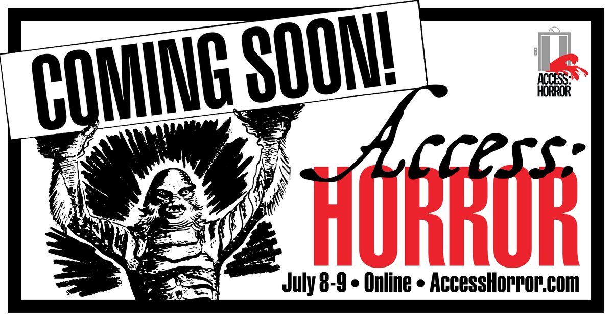 Hey y'all! <a href="/accesshorror/">Access:Horror</a> is happening Saturday &amp; Sunday, 7/8-9 &amp; there's still time to grab tix to this amazing event exploring &amp; celebrating the history, impact, &amp; future of disability in the horror genre.
accesshorror.eventive.org/welcome
#AccessHorror #AccessHorror2023 #OneOfUs