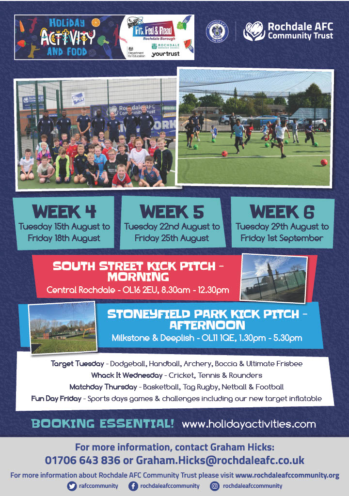 Rochdale AFC Community Trust tweet media