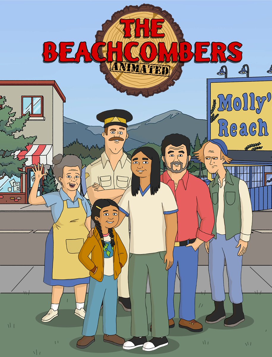 SlapHappyCan's tweet photo. Tune in to CBC radio at 4:45 today to hear us talk about The Beachcombers Animated! https://t.co/LKrkybsGbc
