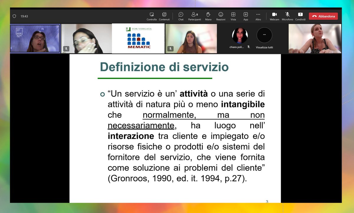 MasterMEMATIC's tweet photo. Oggi in aula con gli studenti del #MEMATIC la Prof.ssa Sara Poggesi con una lezione su “Marketing management nel turismo: analisi, strategie, azioni” e il Dott. Matteo Cristofaro con una lezione su “Le 7 leve di marketing per i servizi turistico-culturali”
#formazione #aulamaster https://t.co/dyttQPAYwP
