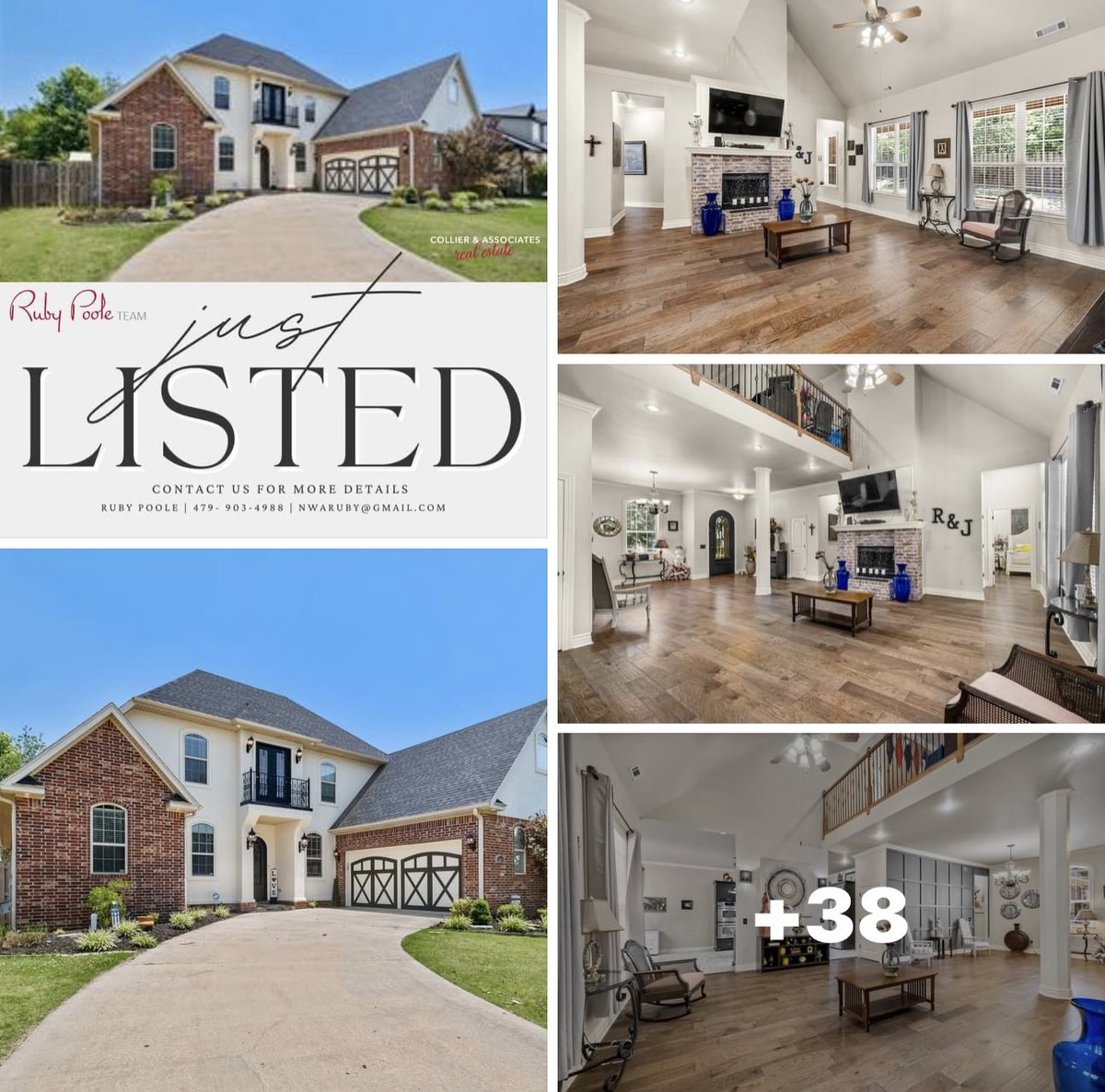 nwaruby's tweet photo. Listed for $590,000
Open House, Sunday from 2-4 PM. 207 N Angel Falls Lane, Springdale, AR. 4 beds, 4 baths, 2 living areas, formal dining. Near Har-Ber & Lake Elmdale #NWArk #NorthwestArkansas #SpringdaleAR #SpringdaleArkansas #Arkansas https://t.co/ncJBAUzUZu