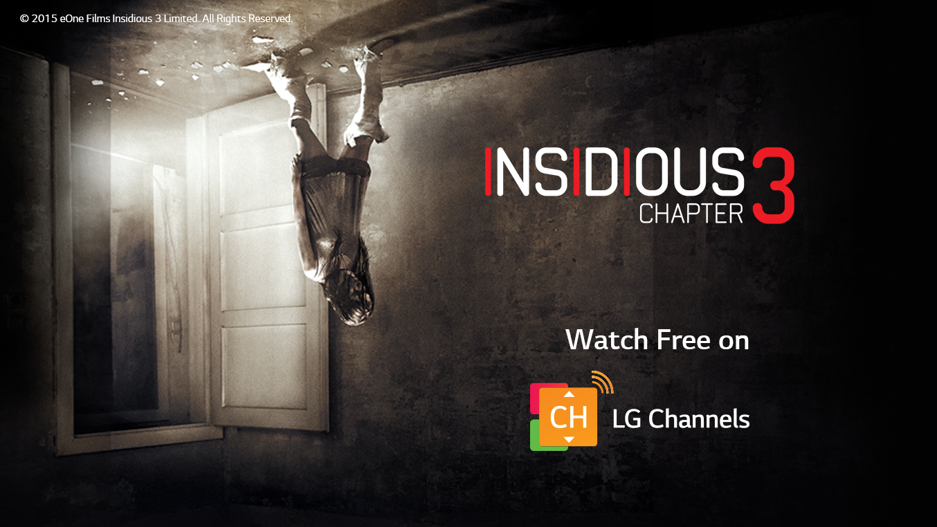 LG Electronics on X Catch up on the spine chilling series and stream Insidious Chapter 3 and Insidious The Last Key on LG Channels all month long. https t jj6BnCTXku X