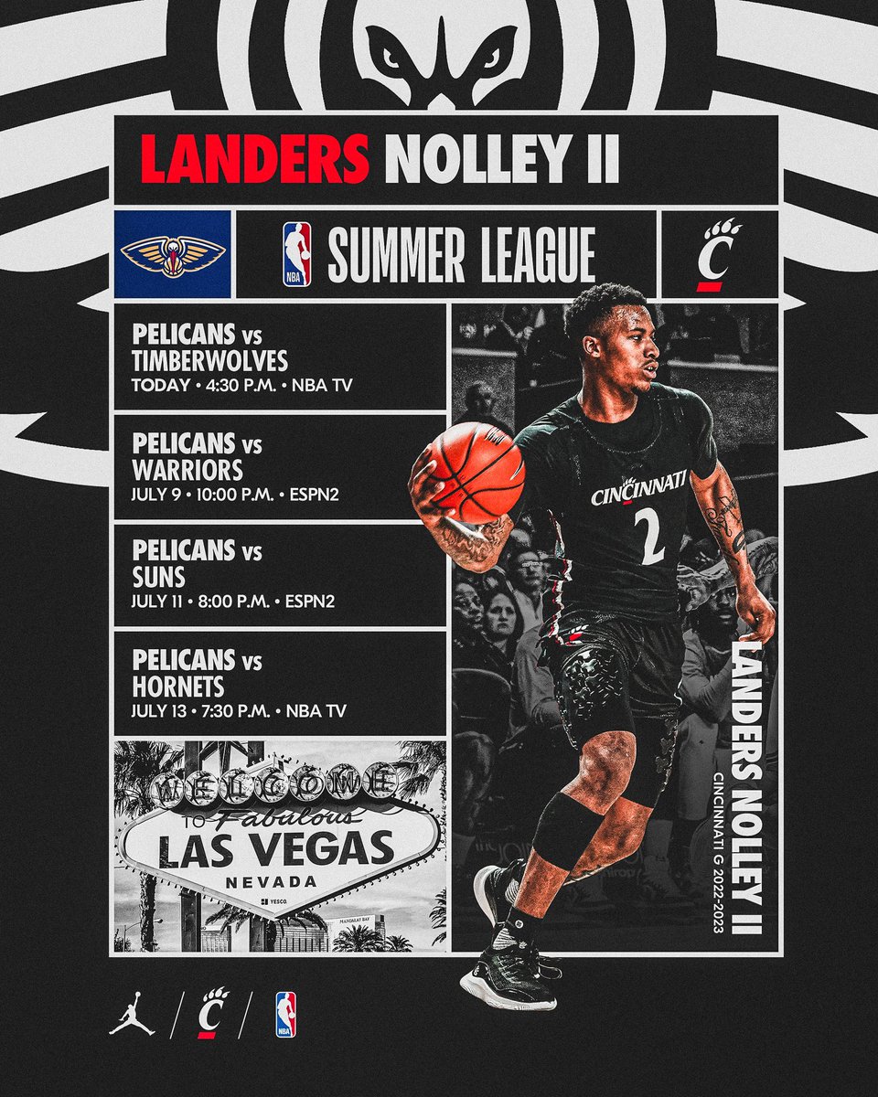 Landers Nolley II will look to make a major impact off the #Pelicans bench in Las Vegas this week and beyond!
https://t.co/fyJWr4S9nB https://t.co/x5B4ypwJZD