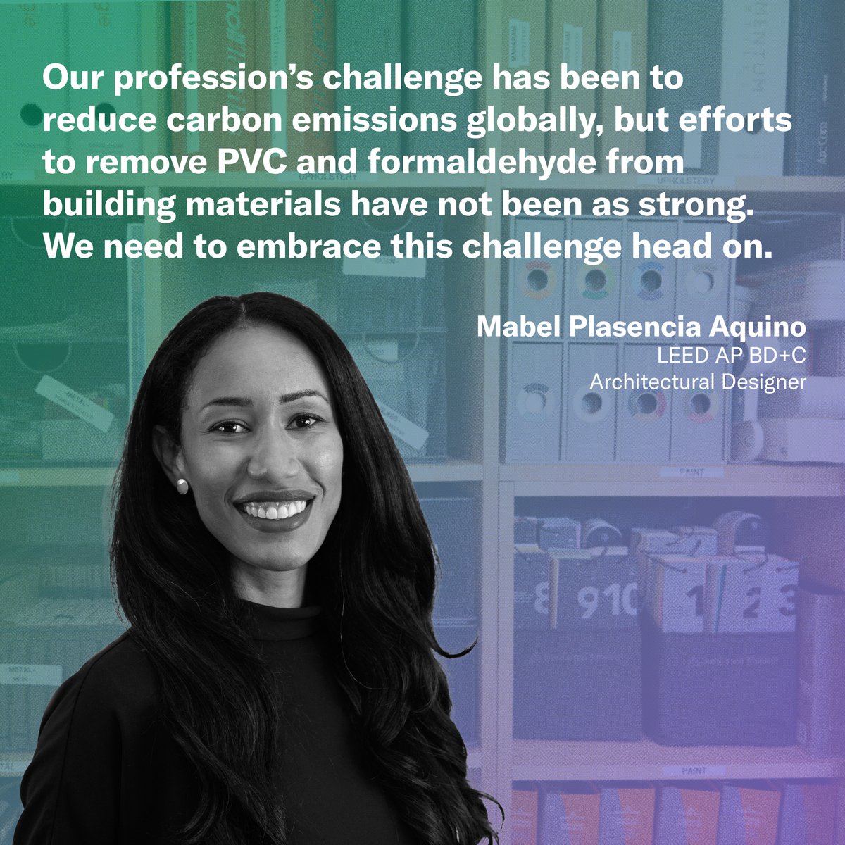 Check out Mabel Plasencia Aquino's latest post on our Community Page, which highlights the removal and reduction of plastics from our buildings as a key step in achieving carbon neutrality.

Read more here: marveldesigns.com/2023/05/The-Ch…

#designeverywhereforeveryone