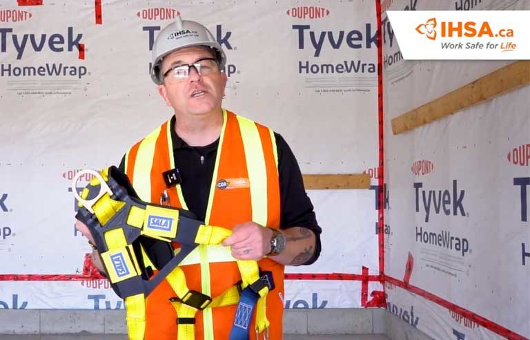SafetyHealthMag's tweet photo. A new video from @IHSAnews walks viewers through a fall protection harness inspection. The Canadian accent is a plus. https://t.co/1NIzRk1iix https://t.co/vLPbT916bh