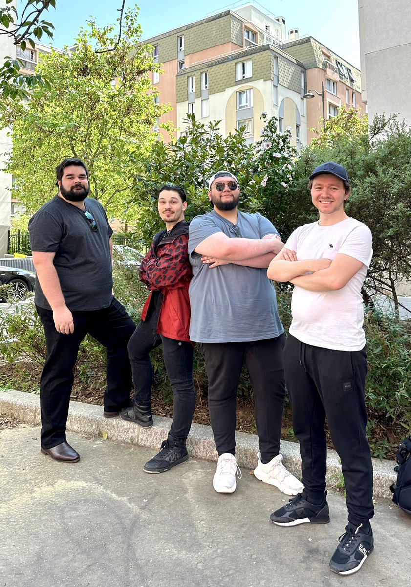 The RUST boys meet up in Paris! 🇫🇷 

Ft. Chem, Ray, Perez, &amp; Derek