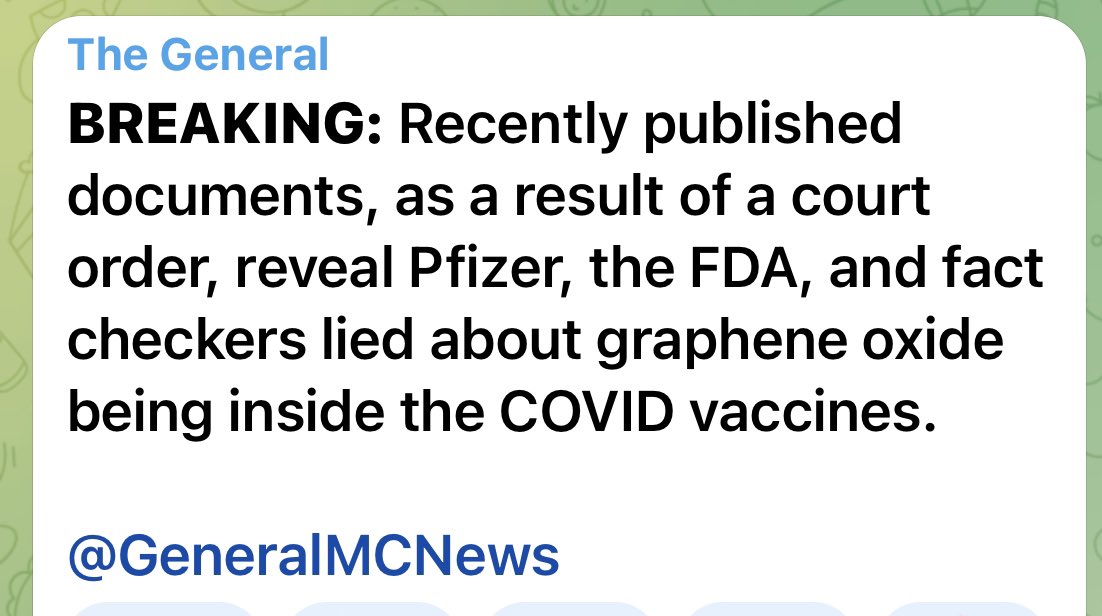 To the 20% of us, this ‘news’ is over 2 years old. 

They have studied #grapheneoxide in blood… the results are troubling.