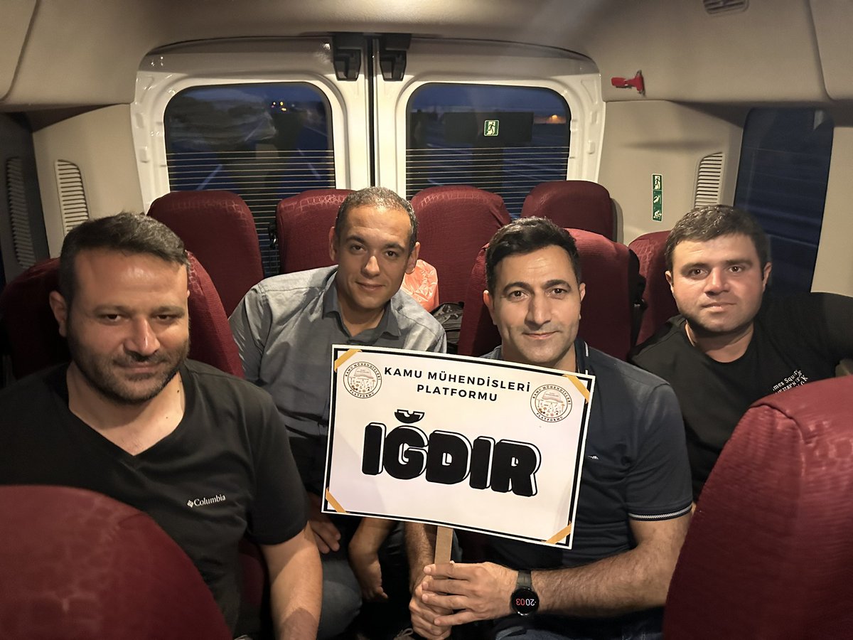 Yolculuk başladı. Basın açıklamasında görüşmek üzere. Rotamız Ankara Anıtpark 📍Kamu mühendisleri haklı mücadelesi için bir arada 💪🏼
#KamuMuhendisleriBulusuyor