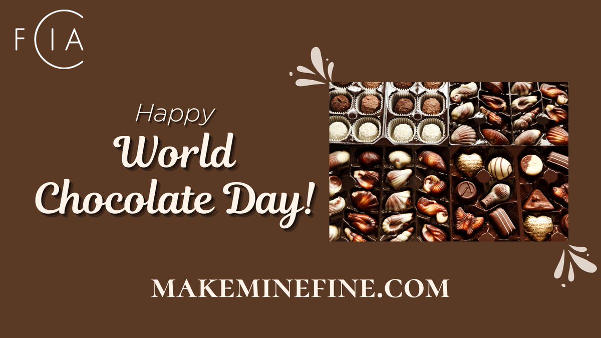 🎉🍫 Happy World Chocolate Day! 🌍🍫 Looking for the finest selection of delectable chocolate creations? Visit makeminefine.com &amp; uncover a treasure trove of extraordinary chocolates. 🍬🍫 #WorldChocolateDay #MakeMineFine #FineChocolate
