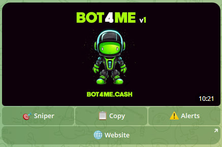 Bot4MeEth's tweet photo. The market is a roller-coaster, but #Bot4Me can be your guide through it all. Enjoy your very own #cryptotrading bot to help maximize those gains! #MEV #ERC20 #Altcoins #Memecoins https://t.co/ImosWRtI4G