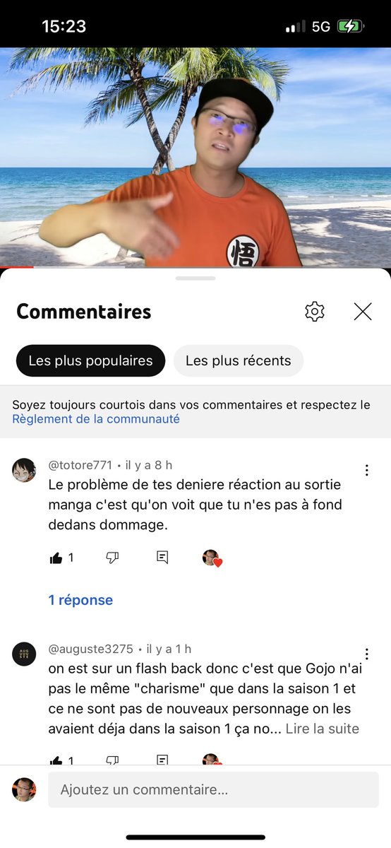 FonceJe's tweet photo. On a vraiment une communauté à notre image.
Les gens m’attrapent par le col CORDIALEMENT pour dire que je fais de la D…
Il n’empêche que le premier épisode de jujutsu kaisen m’a largué.
J’ai vu l’analyse du frérot @Fumigene_H et je vais devoir m’impliquer +
Merci pour le conseil https://t.co/jdk3t39SBx