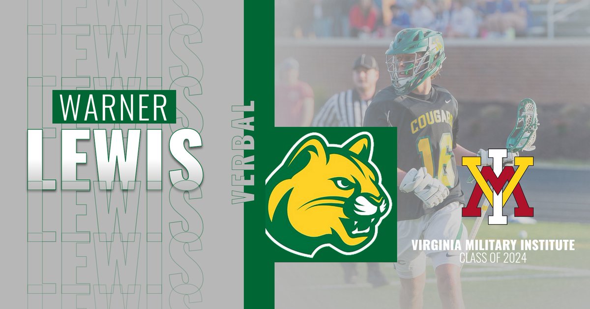 Congratulations to Warner Lewis ’24 for committing to play for <a href="/VMI_Lacrosse/">VMI Lacrosse</a>!