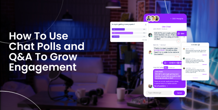 Using chat polls and Q&amp;A in an online chat are some of the best ways to boost real-time engagement. In this article, you'll find how easy is to set up both on Arena Live Chat.  bit.ly/3pCFfAd

#livechat #engagement  #arena #tutorials