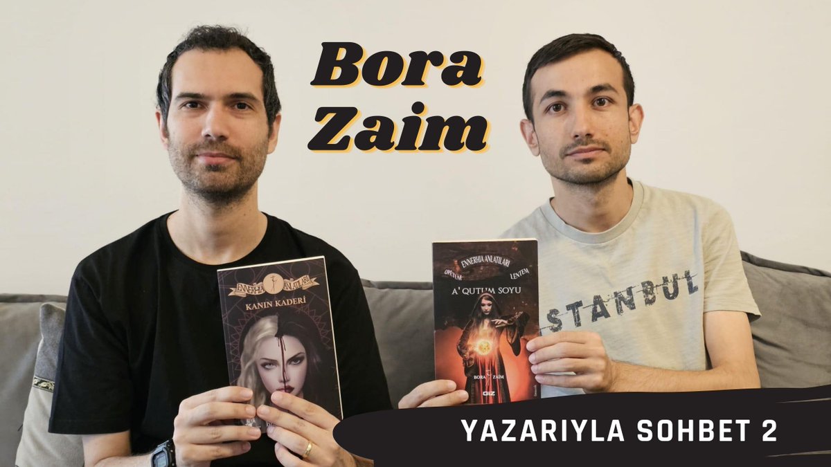 9 Temmuz Pazar günkü videomuz "Yazarıyla Sohbet" serimizin 2. videosu olacak. Fantastik romanlar kaleme alan Bora Zaim ile edebiyat dünyası üzerine derin bir sohbet gerçekleştirdik. Şimdiden keyifli seyirler... <a href="/bora_zaim/">borazaimofficial</a>
