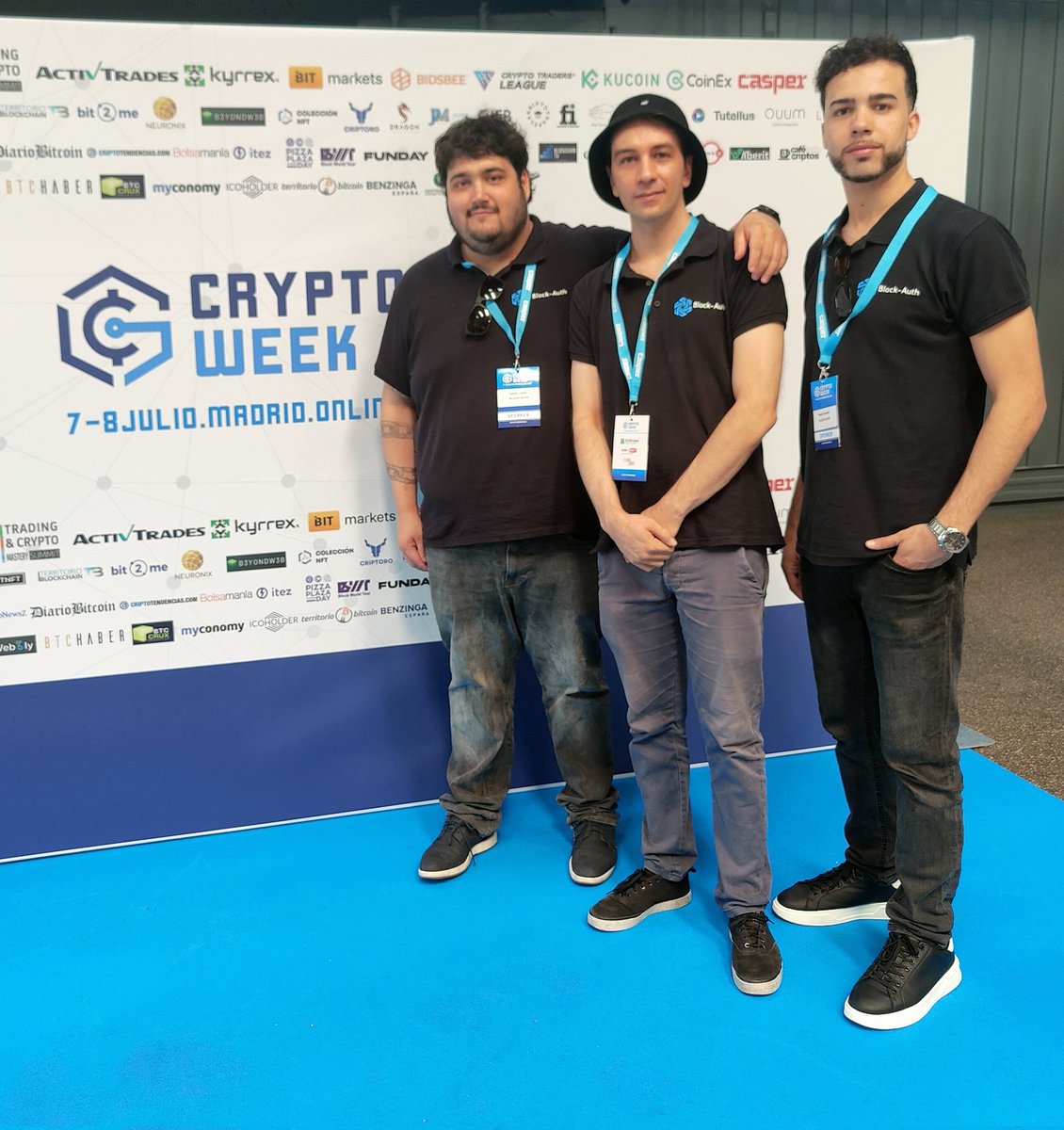 ‼️Primer día en <a href="/CryptoWeekMad/">Crypto Week Madrid</a>  

🛡️Bajo la premisa de la presencia activa en el ecosistema Blockchain y Web 3, una vez más estamos hasta en la sopa, creando la comunidad de usuarios más protegida de Internet...

#Blockchain #web3 #software #saas #cibersecurity #NFTs
#community