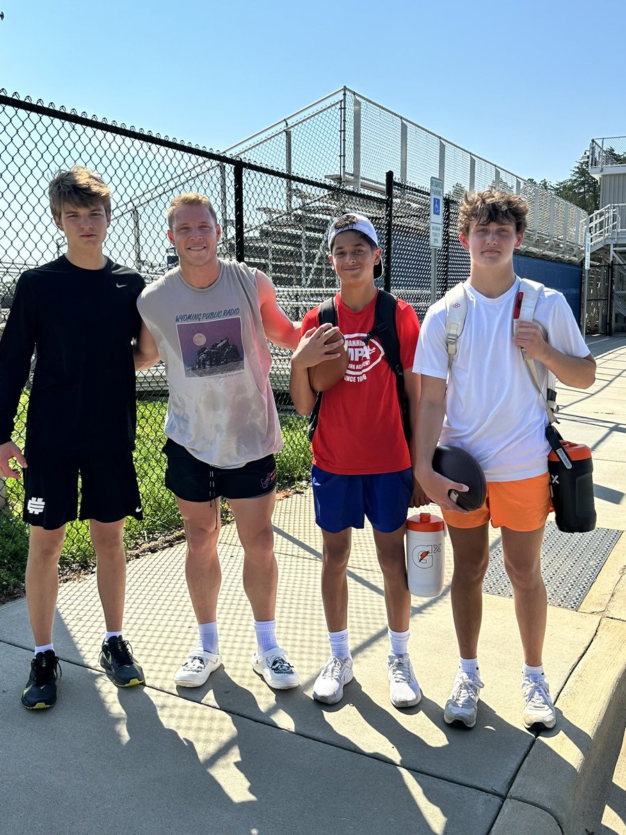 Lake Norman Football (@thelake_fb) on Twitter photo Our QBs got the opportunity of a lifetime this morning. I know <a href="/HainesRobitzer/">Haines Robitzer</a> <a href="/GavinB_QB/">Gavin Bronikowski</a> and <a href="/MasHef08/">Mason Hefner 2027</a> had fun. Thanks again <a href="/CMC_22/">Christian McCaffrey</a> for letting our guys get some work in today. #TheLakeIsRising Our QBs got the opportunity of a lifetime this morning. I know <a href="/HainesRobitzer/">Haines Robitzer</a> <a href="/GavinB_QB/">Gavin Bronikowski</a> and <a href="/MasHef08/">Mason Hefner 2027</a> had fun. Thanks again <a href="/CMC_22/">Christian McCaffrey</a> for letting our guys get some work in today. #TheLakeIsRising