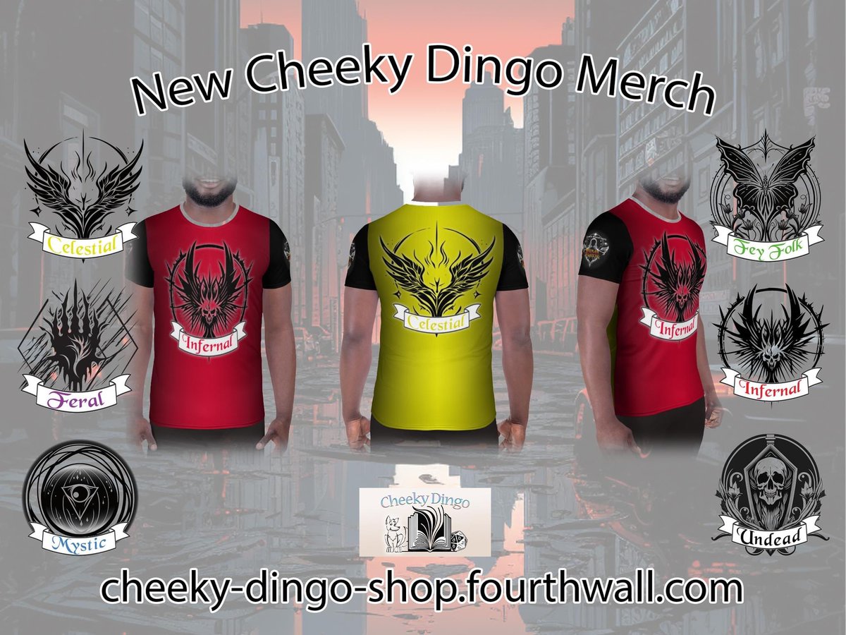 CheekyDingo's tweet image. A new line of Cheeky Dingo Entertainment merch is emerging at @FourthwallHQ
Which supernatural clan will you join?

cheeky-dingo-shop.fourthwall.com

 #cardgames #boardgame  #tabletopgames #supernatural #vampire #werewolf #undead #angels #demons #devils #fairy #fey #celestial #merch