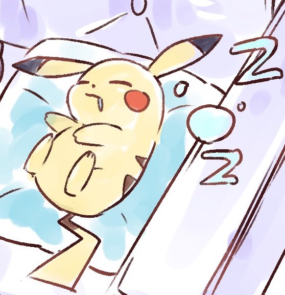 昔描いたピカさんとどお〜さん💤 