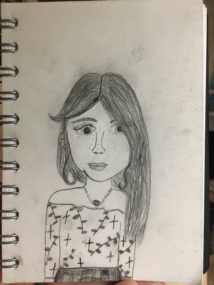 AstridsDrawings's tweet photo. Lovely little late-night sketch from Astrid, who should obviously be in bed, but artists don’t comply with rules. https://t.co/ChfD7Ljy53