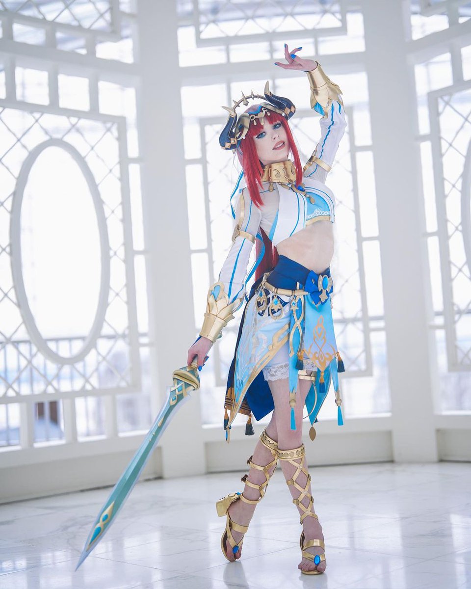 ArcaniumEdits's tweet photo. BEFORE/AFTER ��
#GenshinImpact #NilouCosplay https://t.co/pNMKN2OQcr