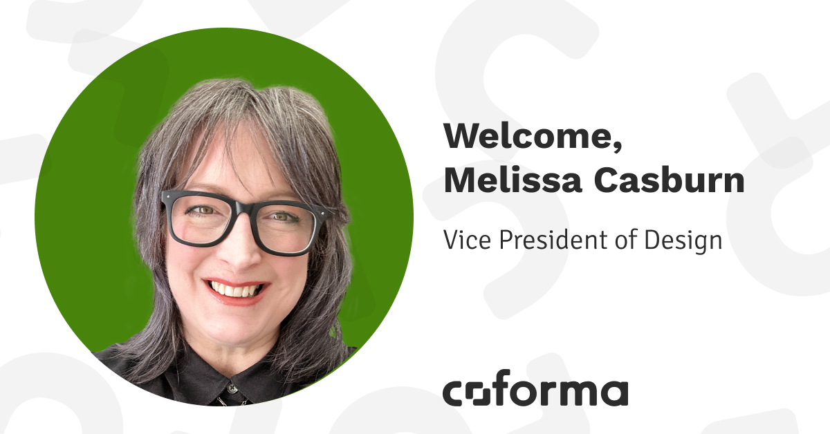 Melissa Casburn brings a broad range of experience as a design leader, strategist, design thinker, and tech ethicist to her position of Vice President of Design with Coforma. Learn more about Melissa: bit.ly/melissa_casburn. #CoformaCareers #CivicTech #HumanCenteredDesign
