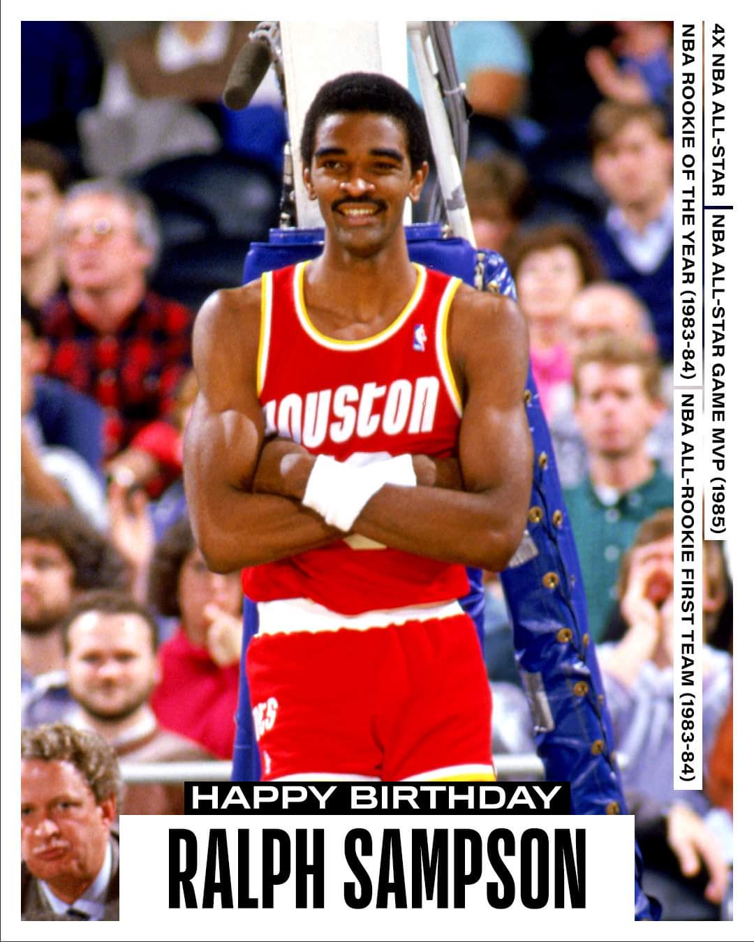 Join us in wishing a Happy 63rd Birthday to 4x and 
Hoophall inductee, Ralph Sampson! 