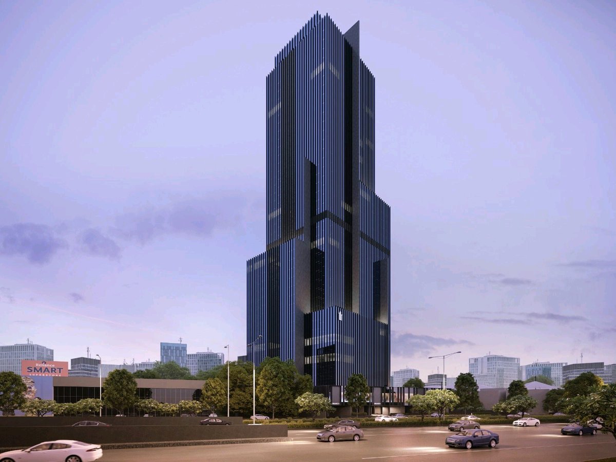 RAVIPATEL912's tweet photo. 🔹Titanium World Tower
🔹 Developer:- HN Safal &amp; Goyal
🔹41 floor (145 mtr) commercial 
🔹 Location:- Nr, Rajpath Club SG Highway
🔹Gujarat's tallest building approved by RERA https://t.co/NuG4KV6oNa