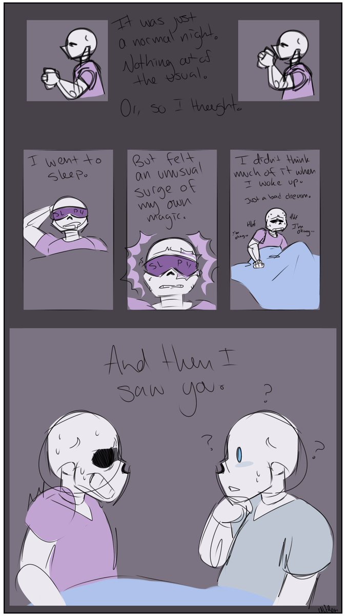 rshift_au's tweet photo. Tw: Panic/Anxiety Attack
How Shift learned he could shift into other AUs/Realities wasn't very plesant. Fortunately he shifted into Underswap when it first happened.
.
These were rushed. 👍 
#rshiftau #utmv #underswap https://t.co/jbEGTVkY5H
