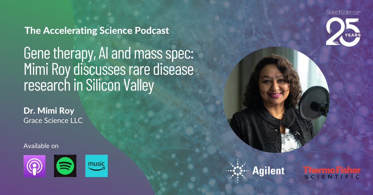 SelectScience's tweet photo. Unlock the mysteries of gene therapies and rare diseases in our latest episode of Accelerating Science! Listen in as Mimi Roy unveils groundbreaking developments and the role of #AI and #massspectrometry in scientific progress: https://t.co/YYMK3m5Wie
#acceleratingscience https://t.co/lriLAW7LLy