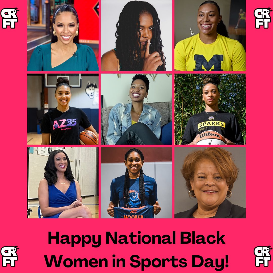 Happy #NationalBlackWomenInSportsDay!

Special shout-out to our DMV queens! 👸🏾

#blackwomeninsports #blackwomeninsportsday #dmvqueens #crft #cantretiredoc #blackwomensportsanchors #blackwomeninmedia #blackfemaleathletes #blackcoaches #femalecoaches