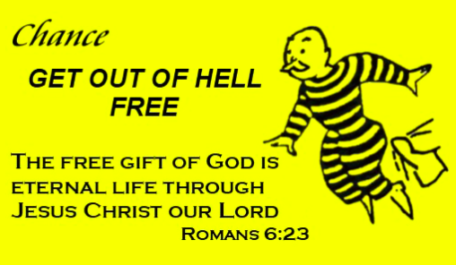 HappyHcnn's tweet photo. Get out of Hell FREE card. Paid for by Jesus Christ at Calvary. 
Romans 10:9; If you declare with your mouth, “Jesus is Lord,” and believe in your heart that God raised him from the dead, you will be saved.
#Jesus #UrgentMessage #WWIII #NATO #144K #Israel https://t.co/4cERgMhvyH