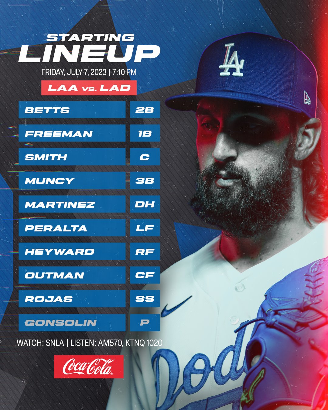 la dodgers tonight