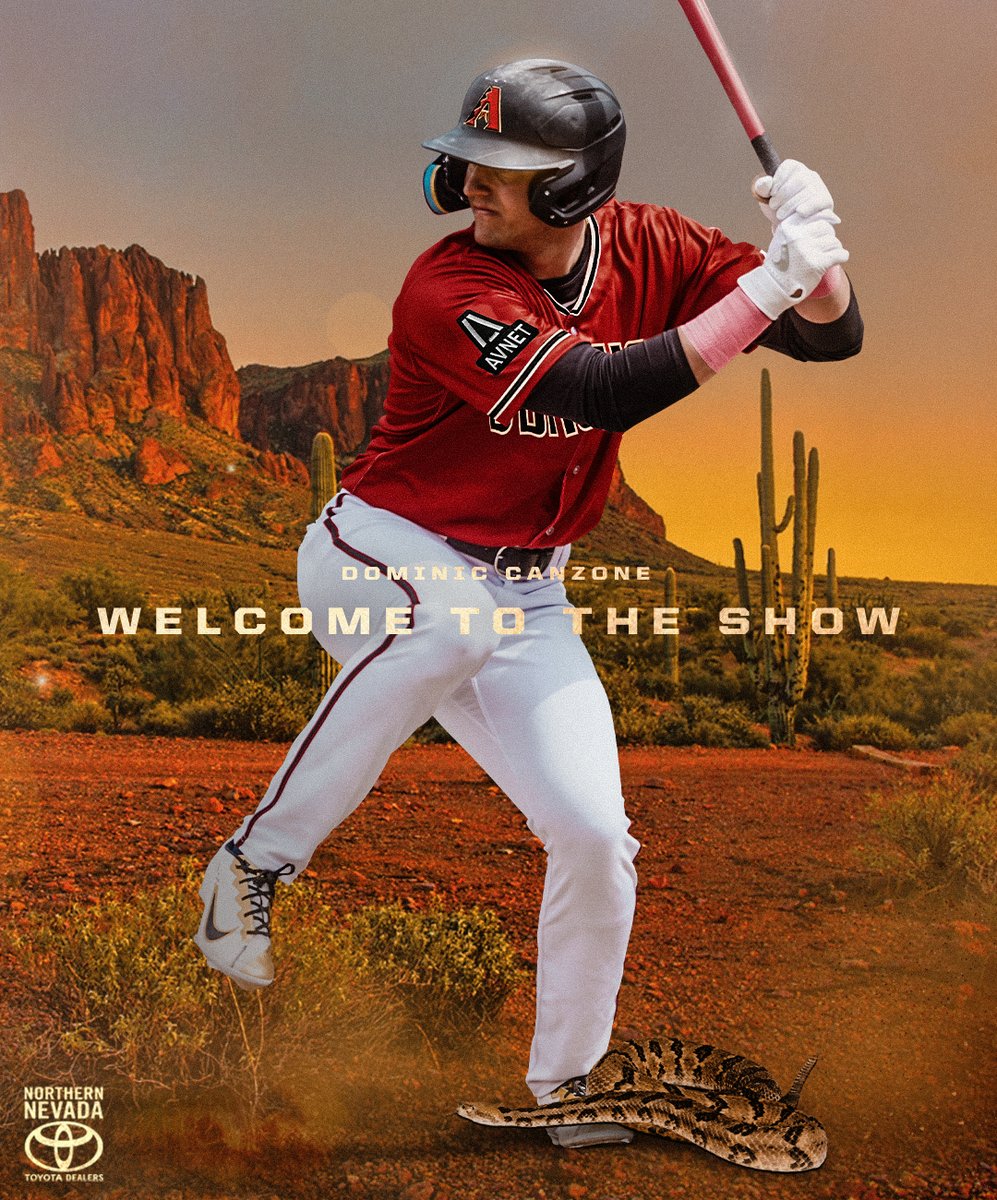 Reno Aces (@aces) on Twitter photo Dominant. No other way to describe him.
The <a href="/Dbacks/">Arizona Diamondbacks</a> have selected the contract of OF Dominic Canzone π
Show Arizona what they've been waiting for, Dom!
<a href="/MiLB/">Minor League Baseball</a> | <a href="/MLBPipeline/">MLB Pipeline</a> Dominant. No other way to describe him.
The <a href="/Dbacks/">Arizona Diamondbacks</a> have selected the contract of OF Dominic Canzone π
Show Arizona what they've been waiting for, Dom!
<a href="/MiLB/">Minor League Baseball</a> | <a href="/MLBPipeline/">MLB Pipeline</a>