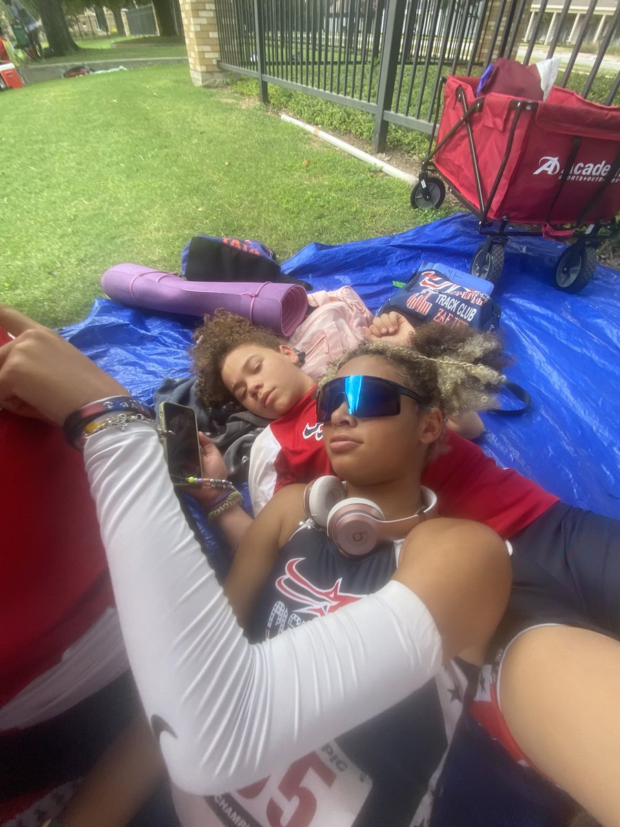 anyxa_franklin's tweet photo. Made it to JO’s again, this time I placed first for Javelin for my age group, fell short this year in the 3000, but I’ll be back next year in the pentathlon and heptathlon https://t.co/UKzozb2gOn